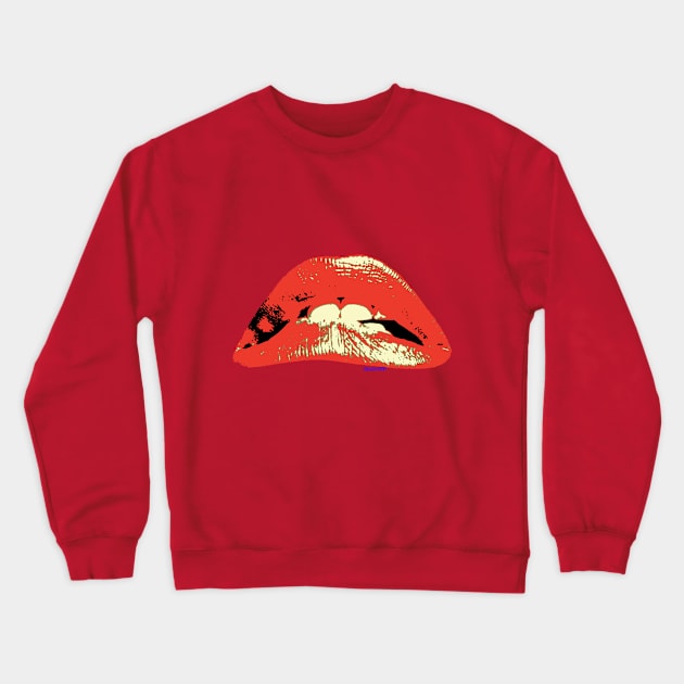 RHS Lips Crewneck Sweatshirt by anubisram